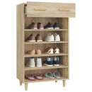 skoreol 60x35x105 cm konstrueret træ sonoma-eg