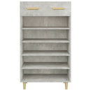 skoreol 60x35x105 cm konstrueret træ betongrå