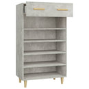 skoreol 60x35x105 cm konstrueret træ betongrå