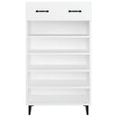 skoreol 60x35x105 cm konstrueret træ hvid