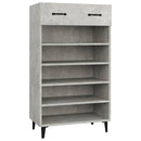 skoreol 60x35x105 cm konstrueret træ betongrå