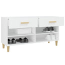 skoreol 102x35x55 cm konstrueret træ hvid