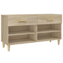 skoreol 102x35x55 cm konstrueret træ sonoma-eg