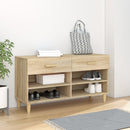 skoreol 102x35x55 cm konstrueret træ sonoma-eg