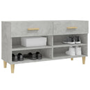 skoreol 102x35x55 cm konstrueret træ betongrå