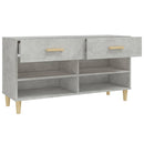 skoreol 102x35x55 cm konstrueret træ betongrå