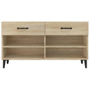 skoreol 102x35x55 cm konstrueret træ sonoma-eg