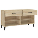 skoreol 102x35x55 cm konstrueret træ sonoma-eg