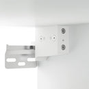 væghængt sengebord 35x35x20 cm hvid