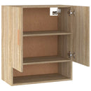vægskab 60x31x70 cm konstrueret træ sonoma-eg