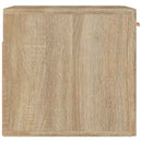vægskab 80x35x36,5 cm konstrueret træ sonoma-eg