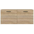 vægskab 80x36,5x35 cm konstrueret træ sonoma-eg