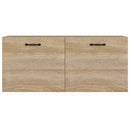 vægskab 80x36,5x35 cm konstrueret træ sonoma-eg