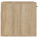 vægskab 80x36,5x35 cm konstrueret træ sonoma-eg