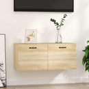 vægskab 80x36,5x35 cm konstrueret træ sonoma-eg