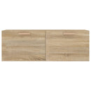 vægskab 100x36,5x35 cm konstrueret træ sonoma-eg