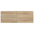 vægskab 100x36,5x35 cm konstrueret træ sonoma-eg