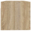 vægskab 100x36,5x35 cm konstrueret træ sonoma-eg