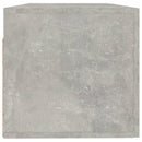vægskab 100x36,5x35 cm konstrueret træ betongrå