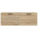 vægskab 100x36,5x35 cm konstrueret træ sonoma-eg
