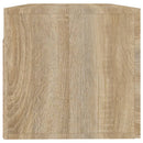 vægskab 100x36,5x35 cm konstrueret træ sonoma-eg