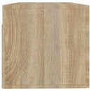 vægskab 100x36,5x35 cm konstrueret træ sonoma-eg