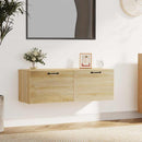 vægskab 100x36,5x35 cm konstrueret træ sonoma-eg