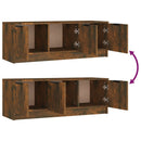tv-bord 102x35x36,5 cm konstrueret træ røget egetræsfarve