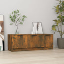 tv-bord 102x35x36,5 cm konstrueret træ røget egetræsfarve
