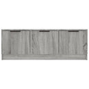 tv-bord 102x35x36,5 cm konstrueret træ sonoma-eg grå