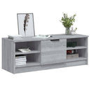 tv-bord 102x35,5x36,5 cm konstrueret træ grå sonoma-eg