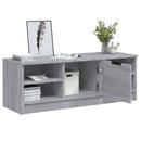 tv-bord 102x35,5x36,5 cm konstrueret træ grå sonoma-eg