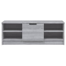 tv-bord 102x35,5x36,5 cm konstrueret træ grå sonoma-eg