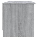 tv-bord 102x35,5x36,5 cm konstrueret træ grå sonoma-eg