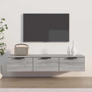 vægskab 102x30x20 cm konstrueret træ grå sonoma-eg