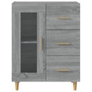 skænk 69,5x34x90 cm konstrueret træ grå sonoma-eg