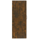 vægskab 35x34x90 cm konstrueret træ røget egetræsfarve
