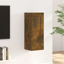 vægskab 35x34x90 cm konstrueret træ røget egetræsfarve