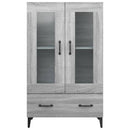 skab 70x31x115 cm konstrueret træ grå sonoma-eg