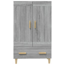 skab 70x31x115 cm konstrueret træ grå sonoma-eg