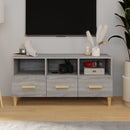 tv-bord 102x36x50 cm konstrueret træ grå sonoma-eg
