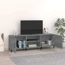 tv-bord 150x30x50 cm konstrueret træ grå sonoma-eg