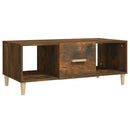 sofabord 102x50x40 cm konstrueret træ røget egetræsfarve