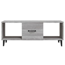 sofabord 102x50x40 cm konstrueret træ grå sonoma-eg