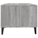 sofabord 102x50x40 cm konstrueret træ grå sonoma-eg