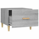 sofaborde 2 stk. 50x50x40 cm konstrueret træ grå sonoma-eg