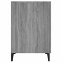 skrivebord 140x50x75 cm konstrueret træ grå sonoma-eg