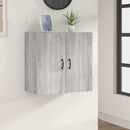 vægskab 60x31x60 cm konstrueret træ grå sonoma-eg