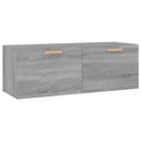 vægskab 100x36,5x35 cm konstrueret træ grå sonoma-eg