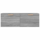 vægskab 100x36,5x35 cm konstrueret træ grå sonoma-eg